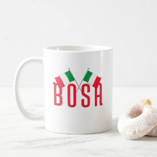BOSA Italy Flags Coffee Mug
