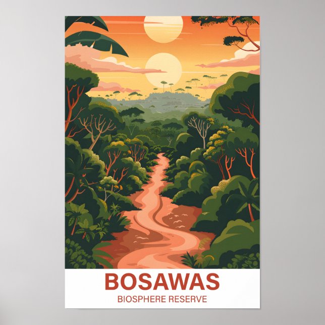 Bosawas Biosphere Reserve Nicaragua Travel Poster (Front)