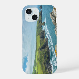 Boscastle on the Atlantic coast of Cornwall, UK. iPhone 15 Case
