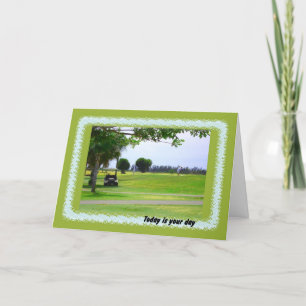 Boses Day, Golf Course & Golfer Card