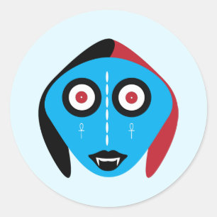 Bosigo Blue Stickers (Round)