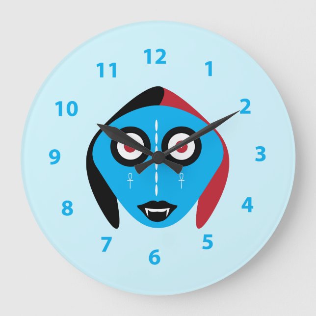 Bosigo Blue Wall Clocks (Front)