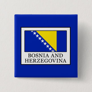 Bosnia and Herzegovina 2 Inch Square Button