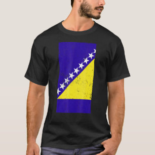 Bosnia And Herzegovina Balkans Sarajevo Distressed T-Shirt