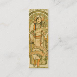 Bosnia and Herzegovina by Alphonse Mucha (1900) Mini Business Card