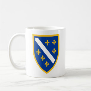 Bosnia and Herzegovina Coat of Arms Patriotic Mug