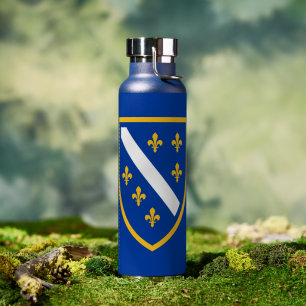Bosnia and Herzegovina Coat of Arms Water Bottle