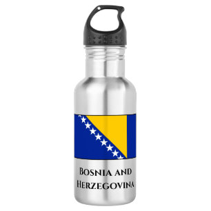 Bosnia and Herzegovina Flag 532 Ml Water Bottle