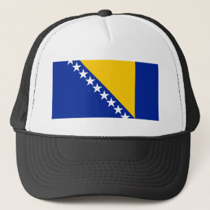 Bosnia and Herzegovina Flag BA Trucker Hat