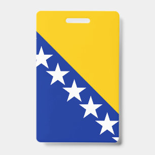 Bosnia and Herzegovina Flag Badge