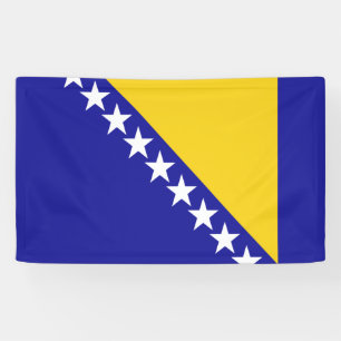 Bosnia and Herzegovina flag Banner