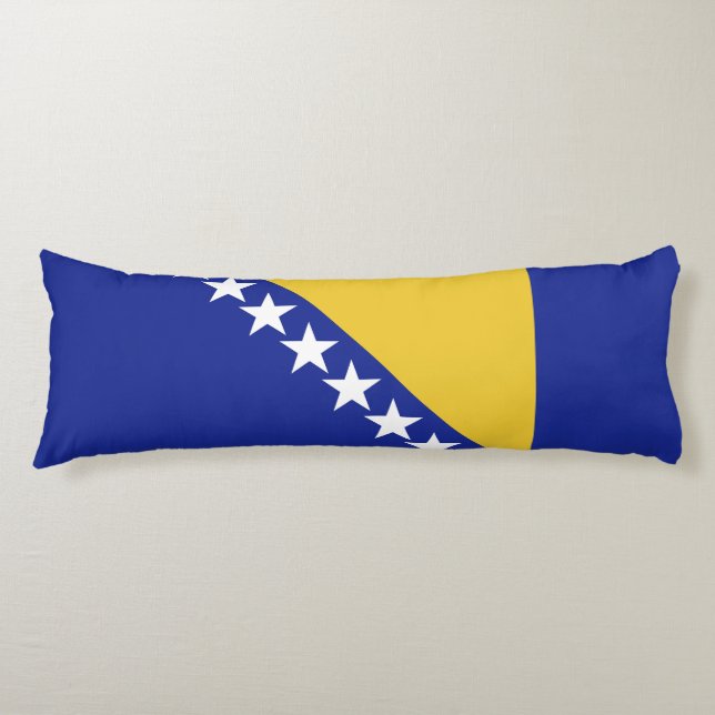 Bosnia and Herzegovina flag Body Pillow (Front)