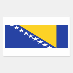 Bosnia and Herzegovina Flag Bosnian//Herzegovinian Sticker