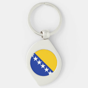Bosnia and Herzegovina Flag Keychain