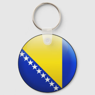 Bosnia and Herzegovina Flag Keychain