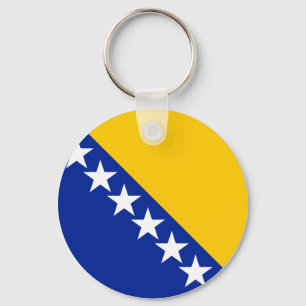 Bosnia and Herzegovina Flag Keychain