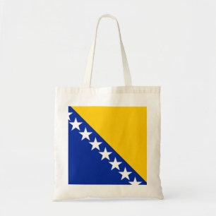 Bosnia and Herzegovina Flag Tote Bag