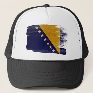 Bosnia and Herzegovina Flag Trucker Hat