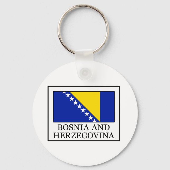 Bosnia and Herzegovina Keychain (Front)