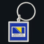 Bosnia and Herzegovina Keychain<br><div class="desc">Bosnia and Herzegovina</div>