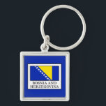 Bosnia and Herzegovina Keychain<br><div class="desc">Bosnia and Herzegovina</div>