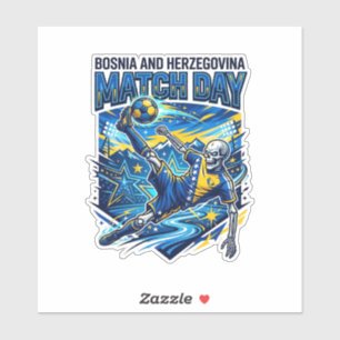 Bosnia and Herzegovina Match Day Skeleton Striker