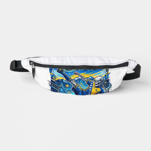 Bosnia and Herzegovina Match Day Skeleton Striker Fanny Pack