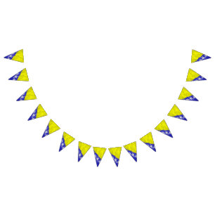 Bosnia and Herzegovina Oil Painting Drawing Bunting Flags