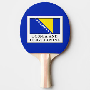 Bosnia and Herzegovina Ping Pong Paddle