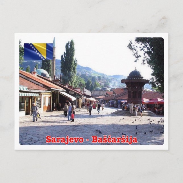 Bosnia and Herzegovina - Sarajevo - Bašcaršija - Postcard (Front)