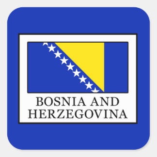 Bosnia and Herzegovina Square Sticker