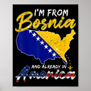 Bosnia And Herzegovina Team Funny From Bosnia In Poster