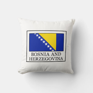 Bosnia and Herzegovina Throw Pillow