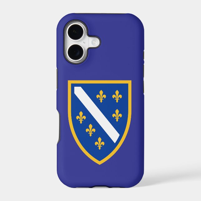 Bosnia Coat of Arms iPhone 16 17 Pro Max Case (Back)