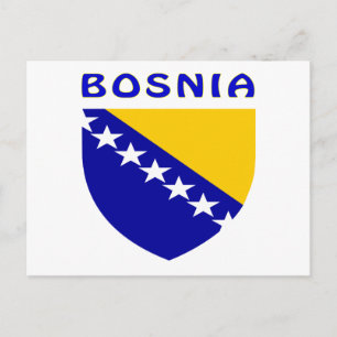 BOSNIA Coat Of Arms Postcard