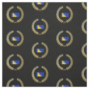 Bosnia Flag Fabric