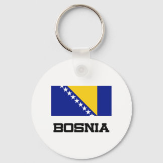Bosnia Flag Keychain