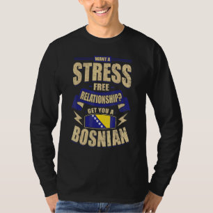 Bosnia Flag Proud Bosnians Men & Women T-Shirt
