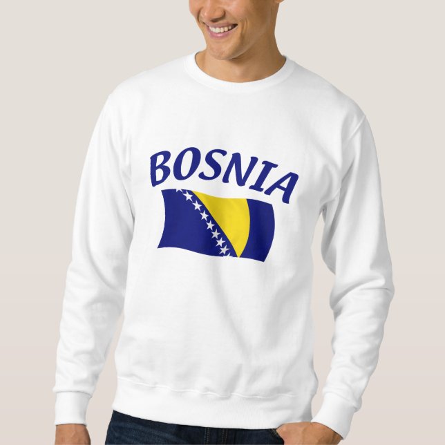 Bosnia Flag Sweatshirt (Front)