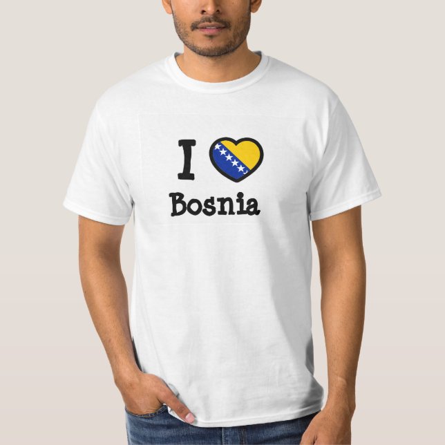 Bosnia Flag T-Shirt (Front)