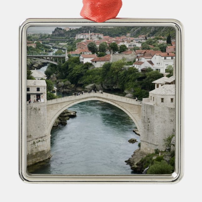 Bosnia-Hercegovina - Mostar. The Old Bridge Metal Ornament (Front)