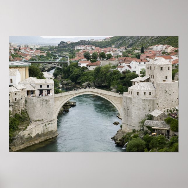Bosnia-Hercegovina - Mostar. The Old Bridge Poster (Front)