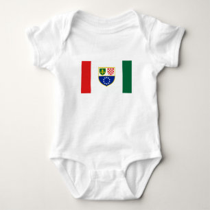Bosnia Herzegovina Federation Flag Baby Bodysuit