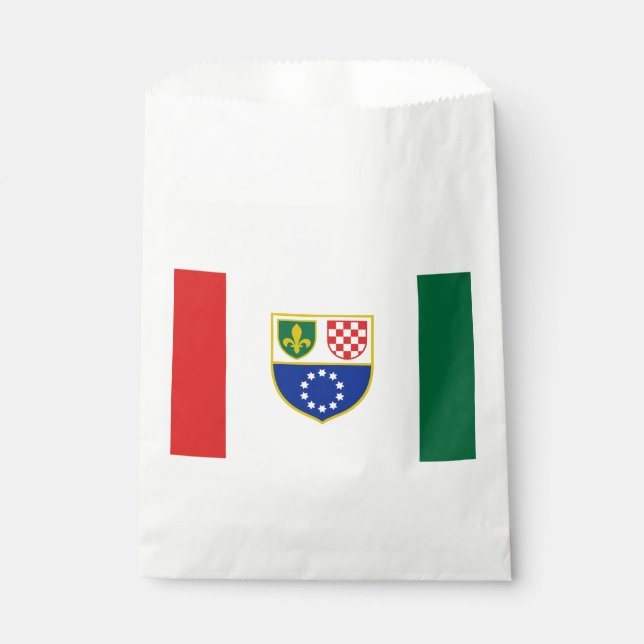 Bosnia Herzegovina Federation Flag Favour Bag (Front)