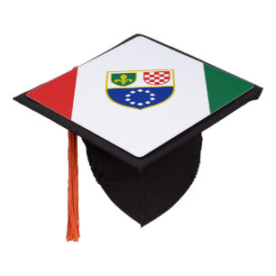 Bosnia Herzegovina Federation Flag Graduation Cap Topper