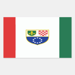 Bosnia Herzegovina Federation Flag Sticker