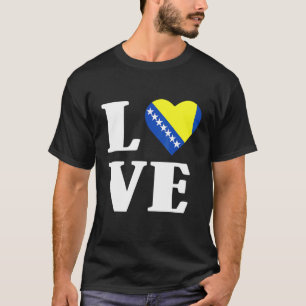 Bosnia Herzegovina Flag Balkans Bosnians T-Shirt