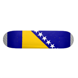 Bosnia Herzegovina Flag Skateboard