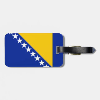 Bosnia&Herzegovina Luggage Tag w/ leather strap