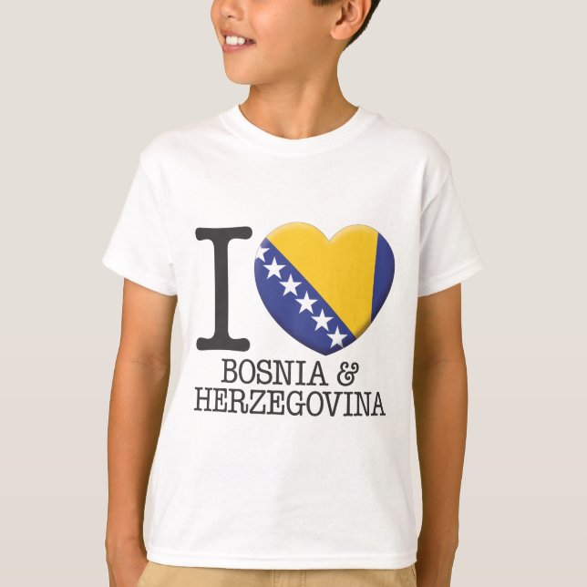 Bosnia & Herzegovina T-Shirt (Front)